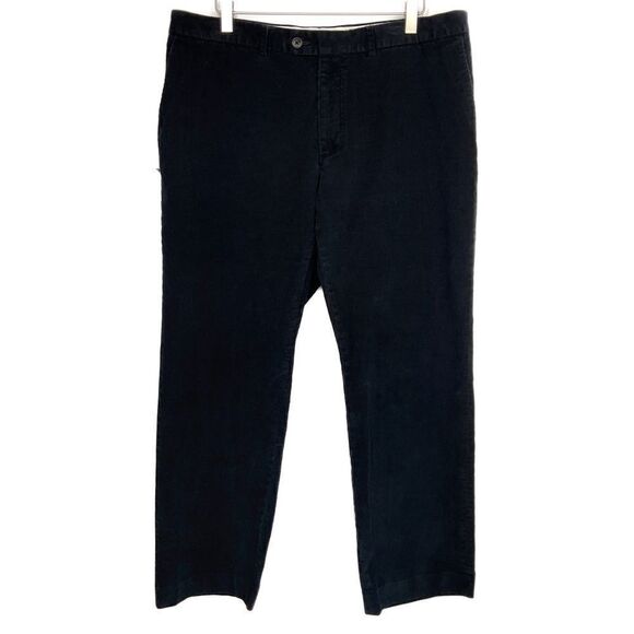 Lauren Ralph Lauren Black Corduroy Pants Custom Hem 36 - Picture 7 of 7